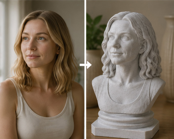 Turn Any Photo Into a Custom Statue